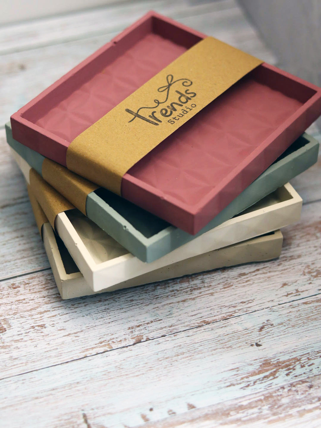 Geometric Square Tray