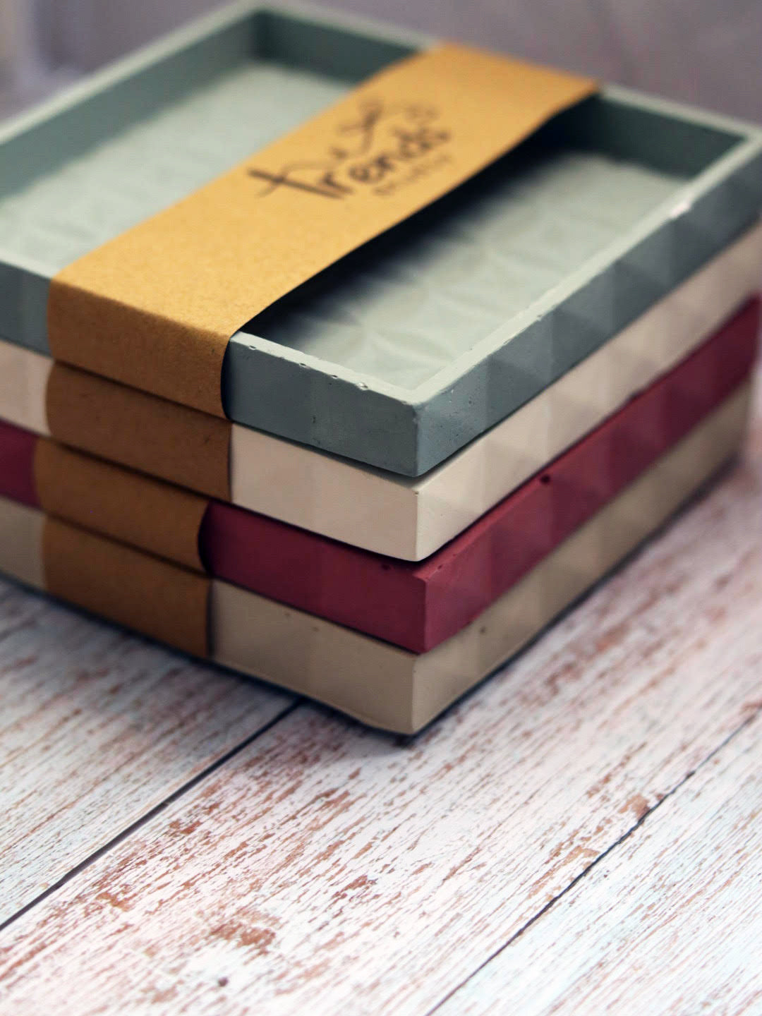 Geometric Square Tray