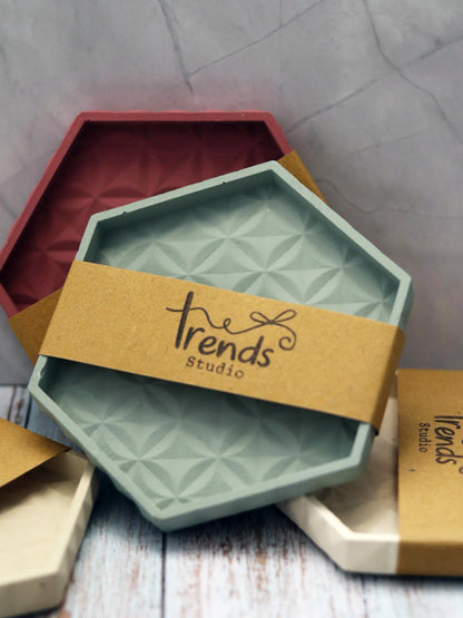 Studio Trinkets: Geometric Hexagon Tray